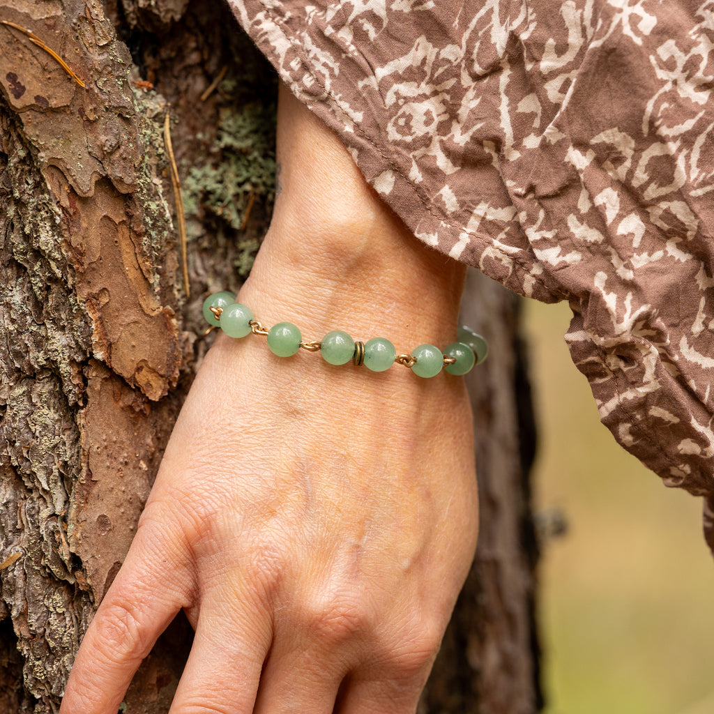 Aventurine Bracelet in Bronze