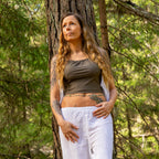 Aventurine Belly Chain in Stainless Steel
