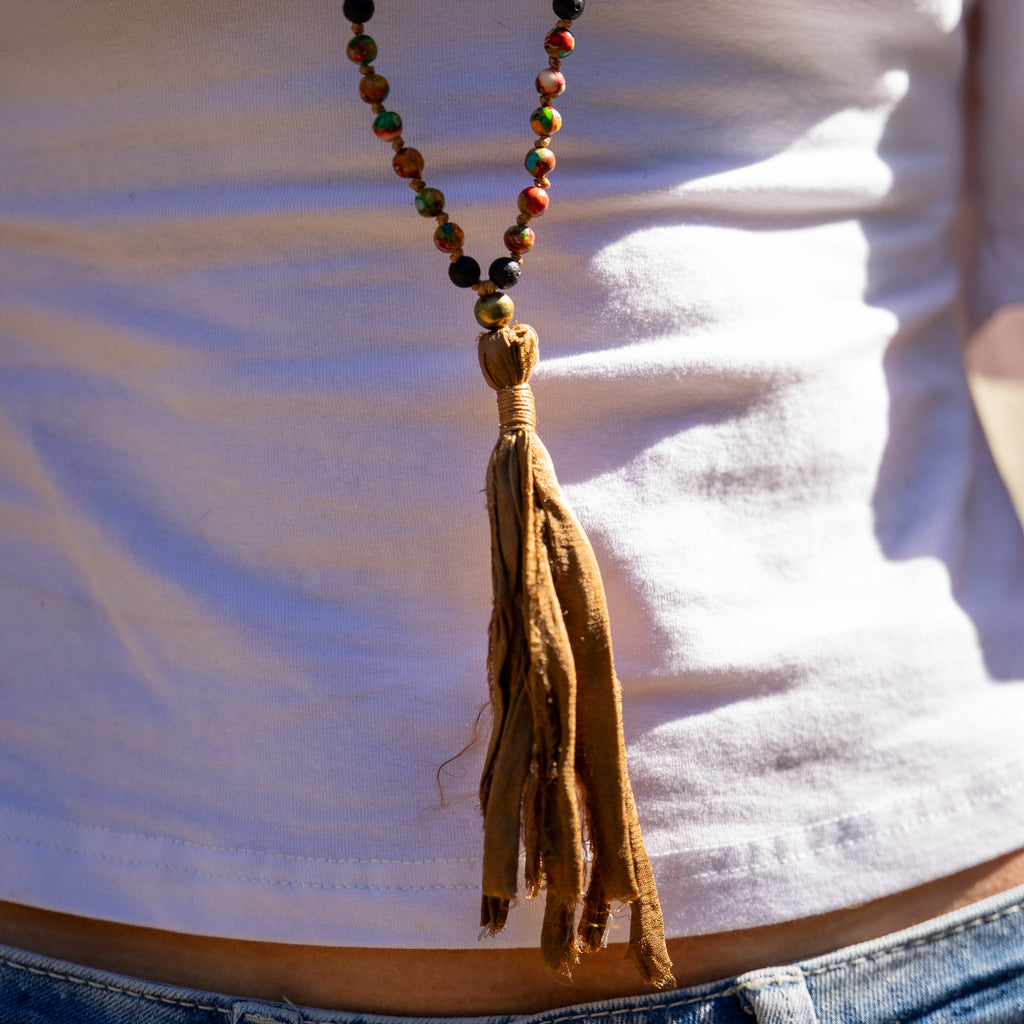 Gypsy Earth Mala Necklace