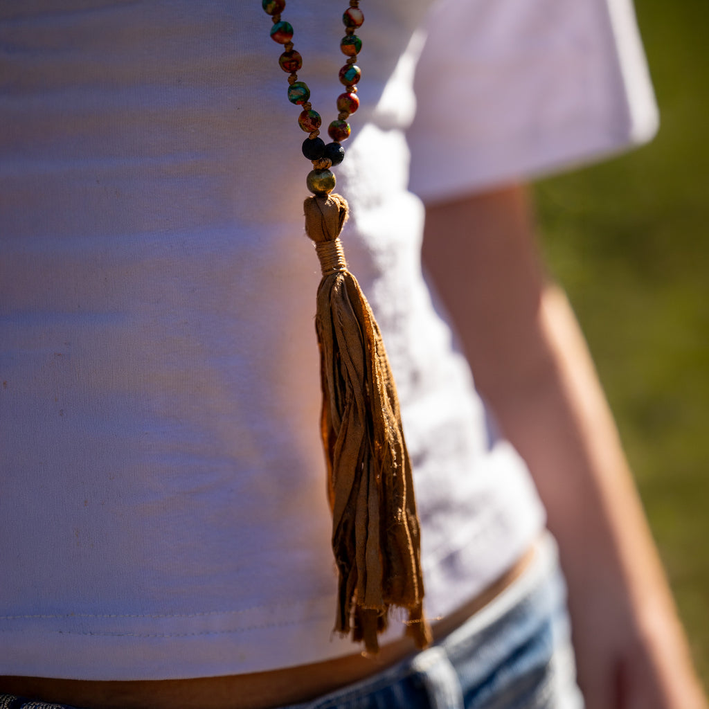 Gypsy Earth Mala Necklace