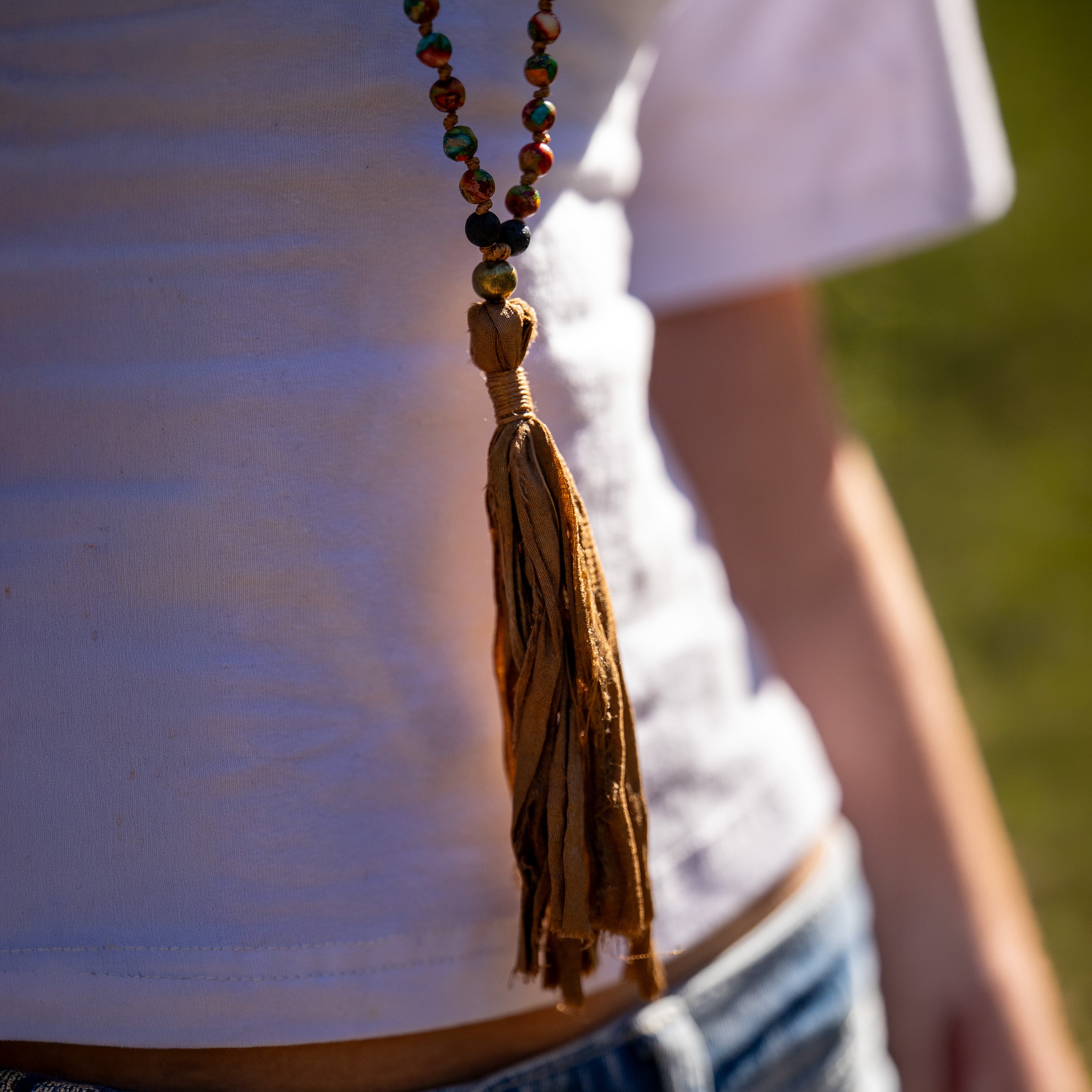 Gypsy Earth Mala Necklace