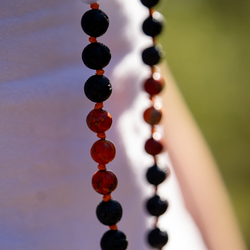 Sacred Flame Mala Necklace