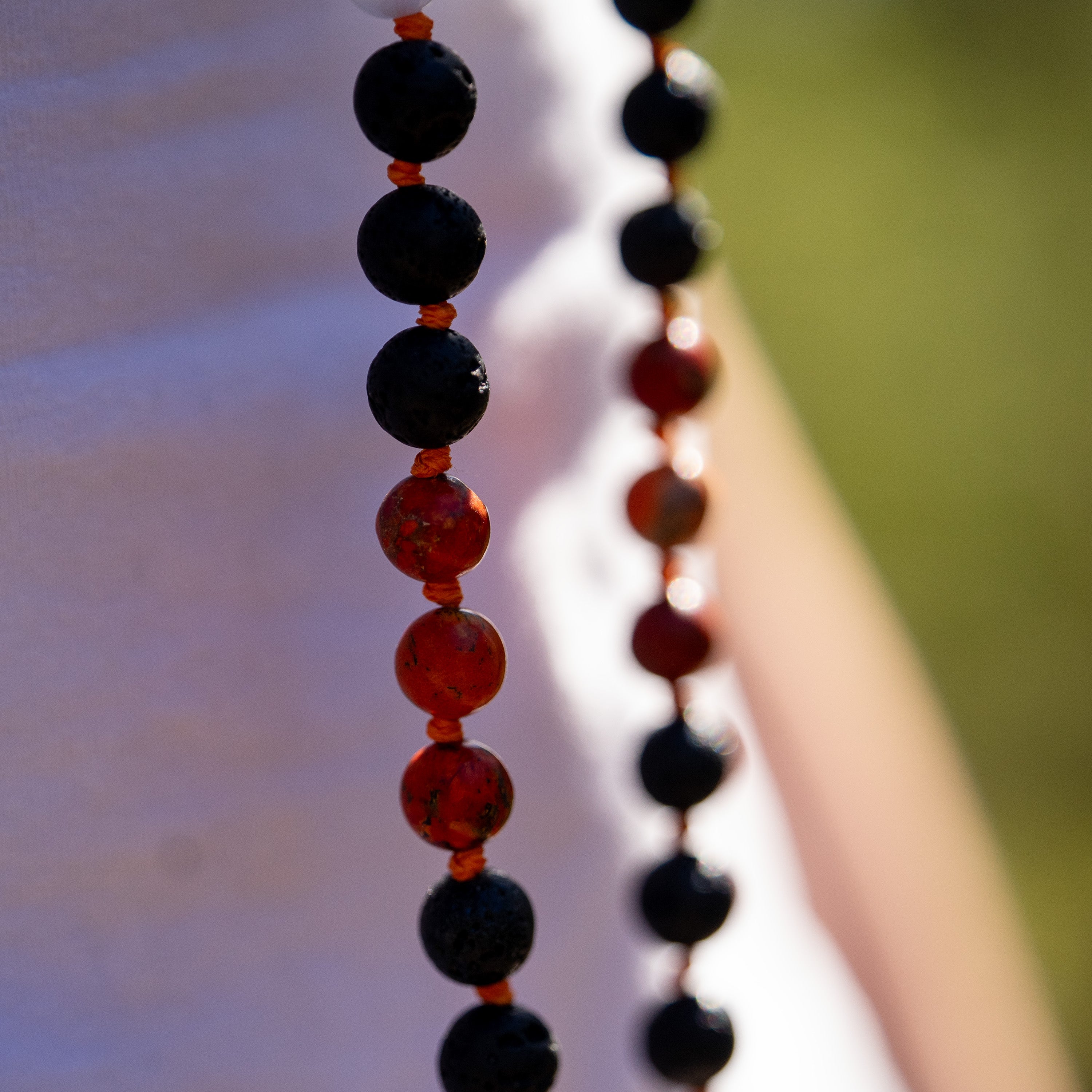 Sacred Flame Mala Necklace
