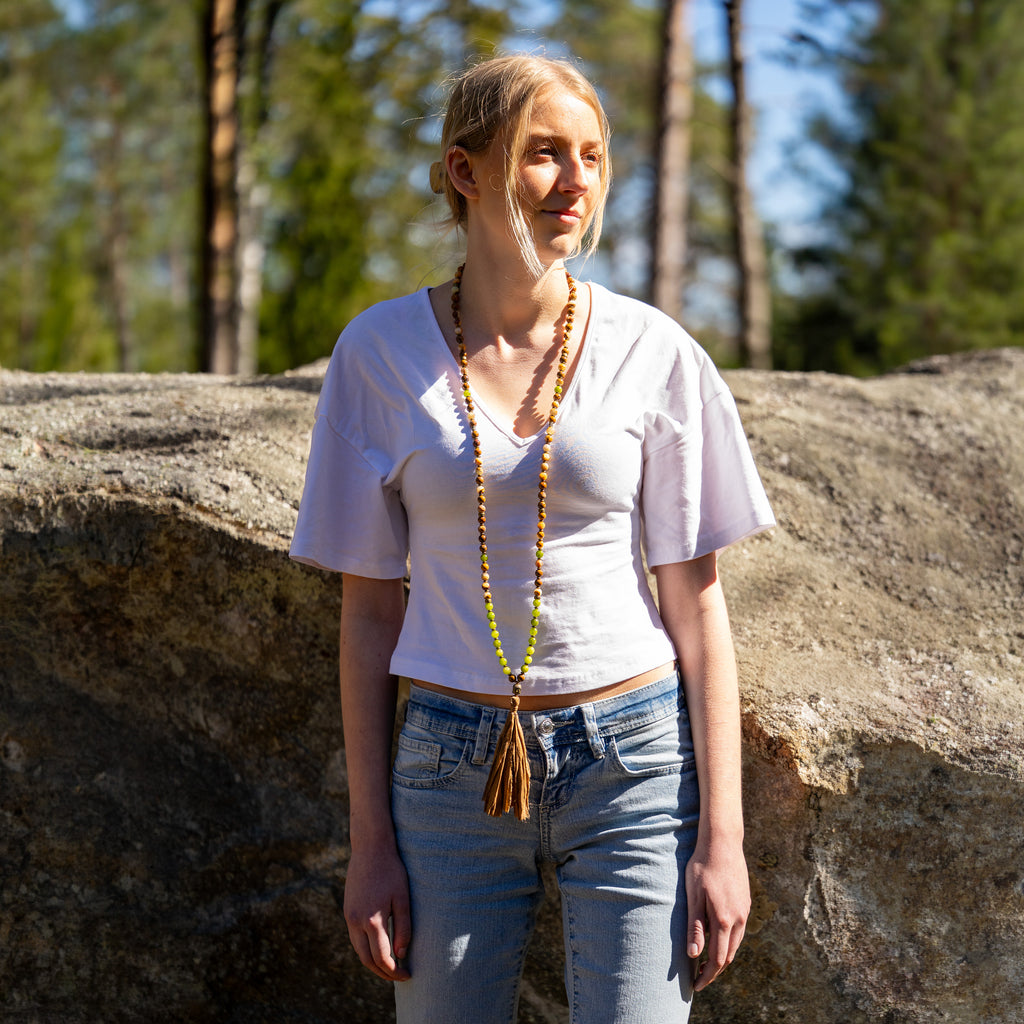 Forest Path Mala Necklace