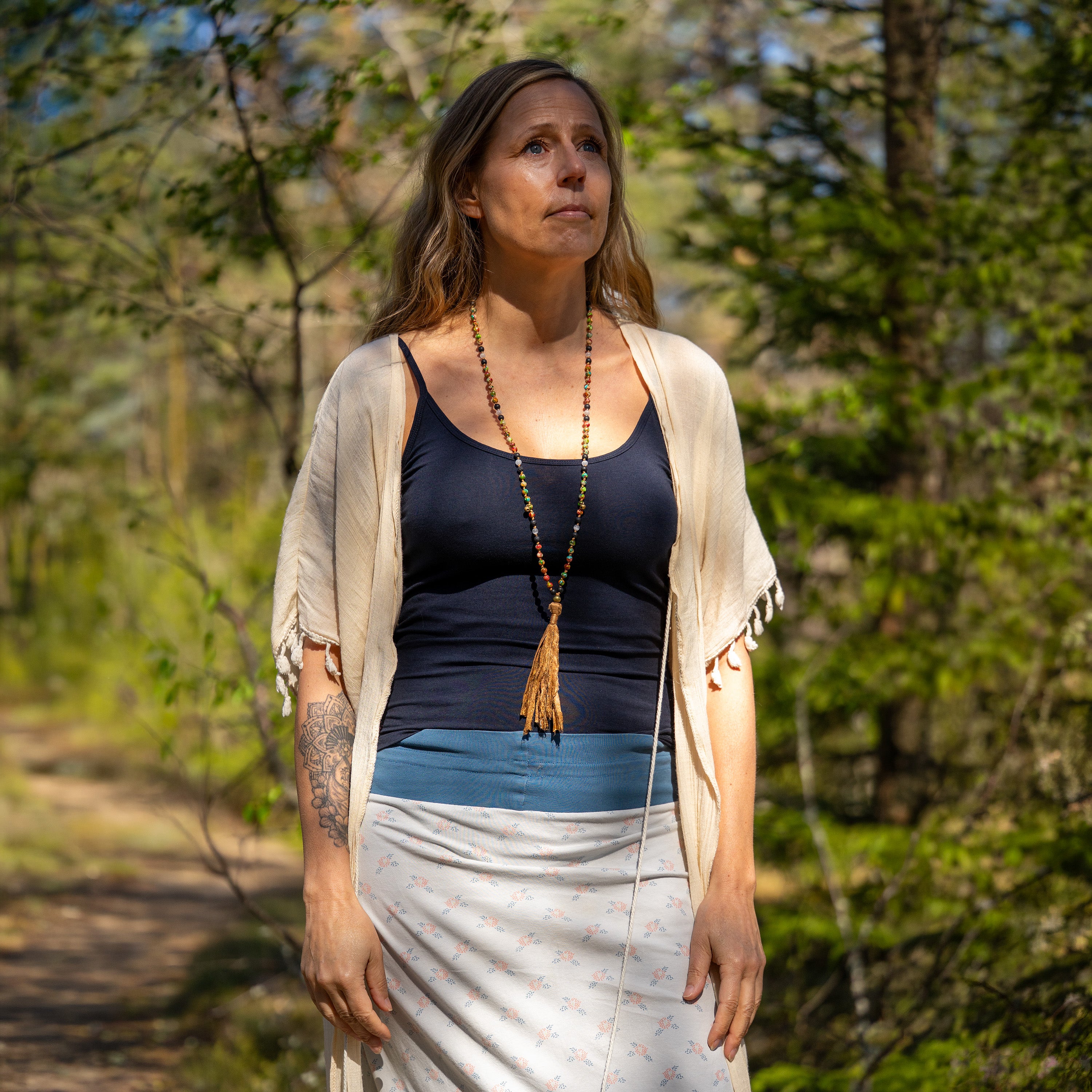 Gypsy Earth Mala Necklace