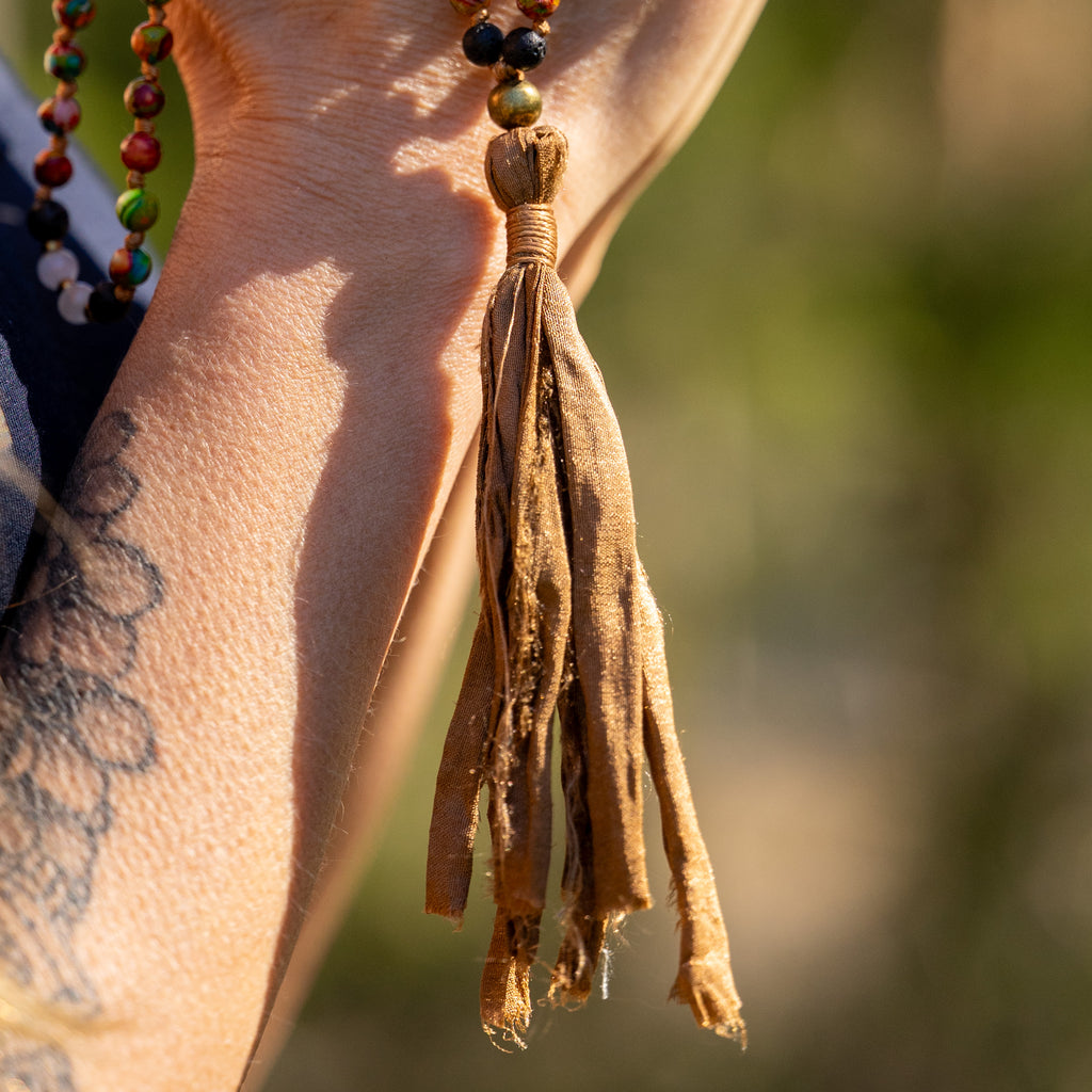 Gypsy Earth Mala Necklace