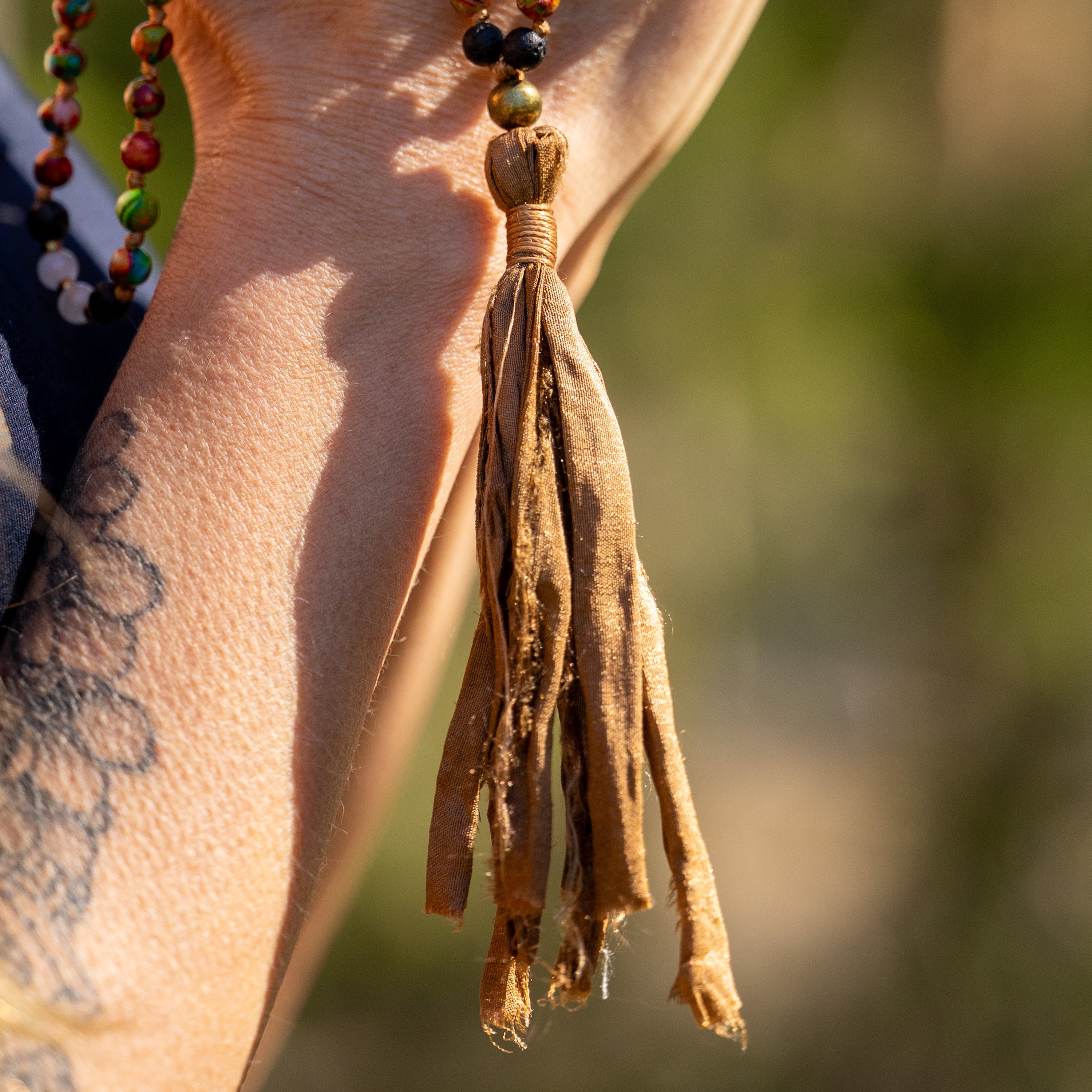 Gypsy Earth Mala Necklace