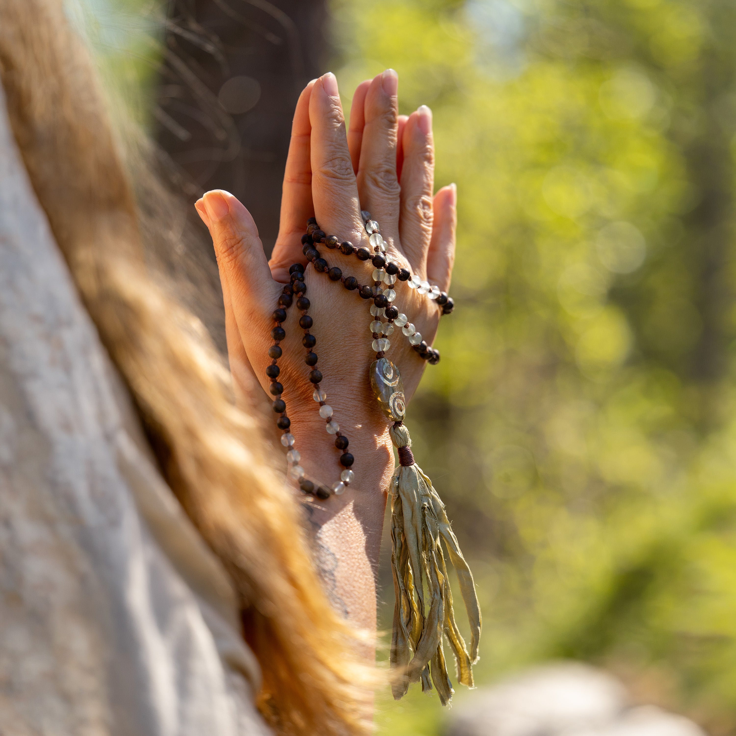 Ancient Wisdom Mala Necklace