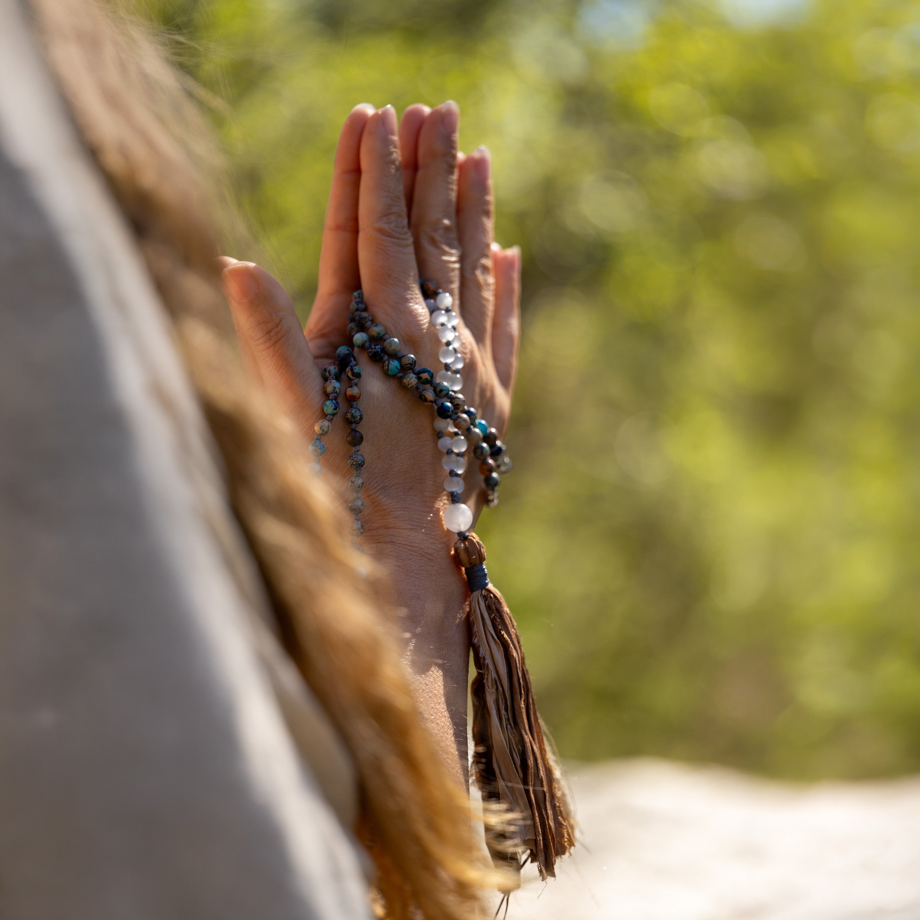 Riverstone Mala Necklace