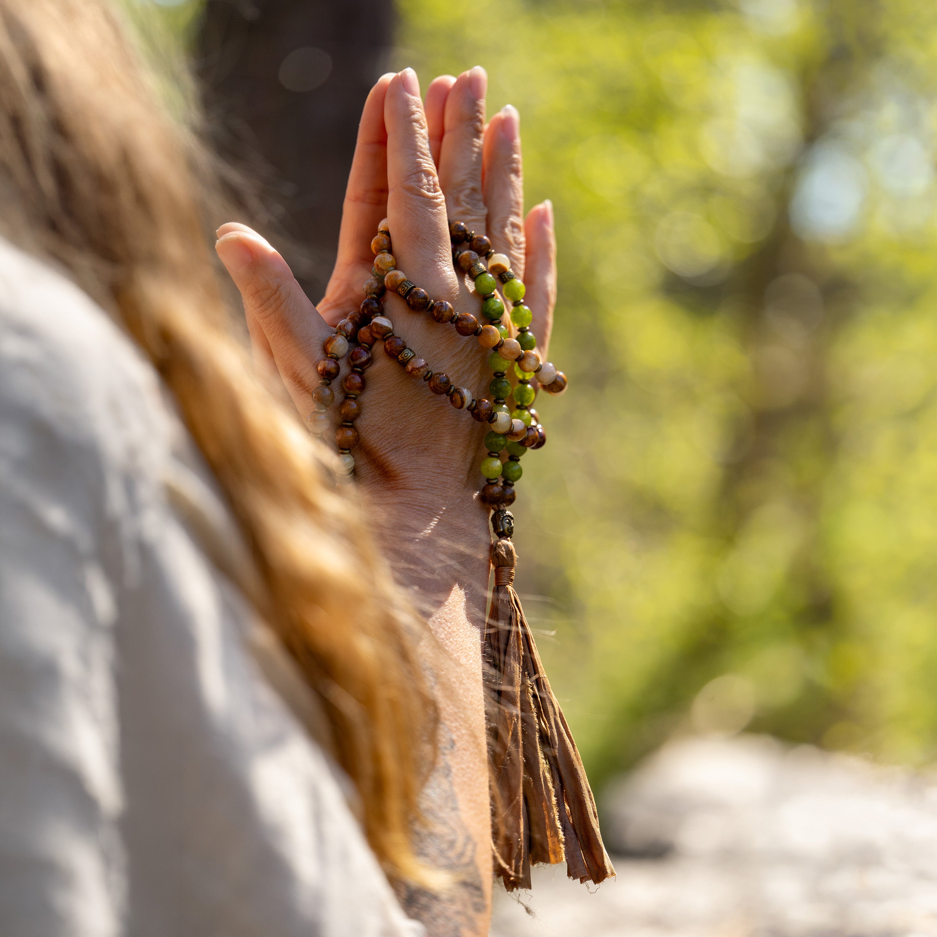 Forest Path Mala Necklace