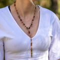 Bohemian Necklace with Mixed Jasper & Copper