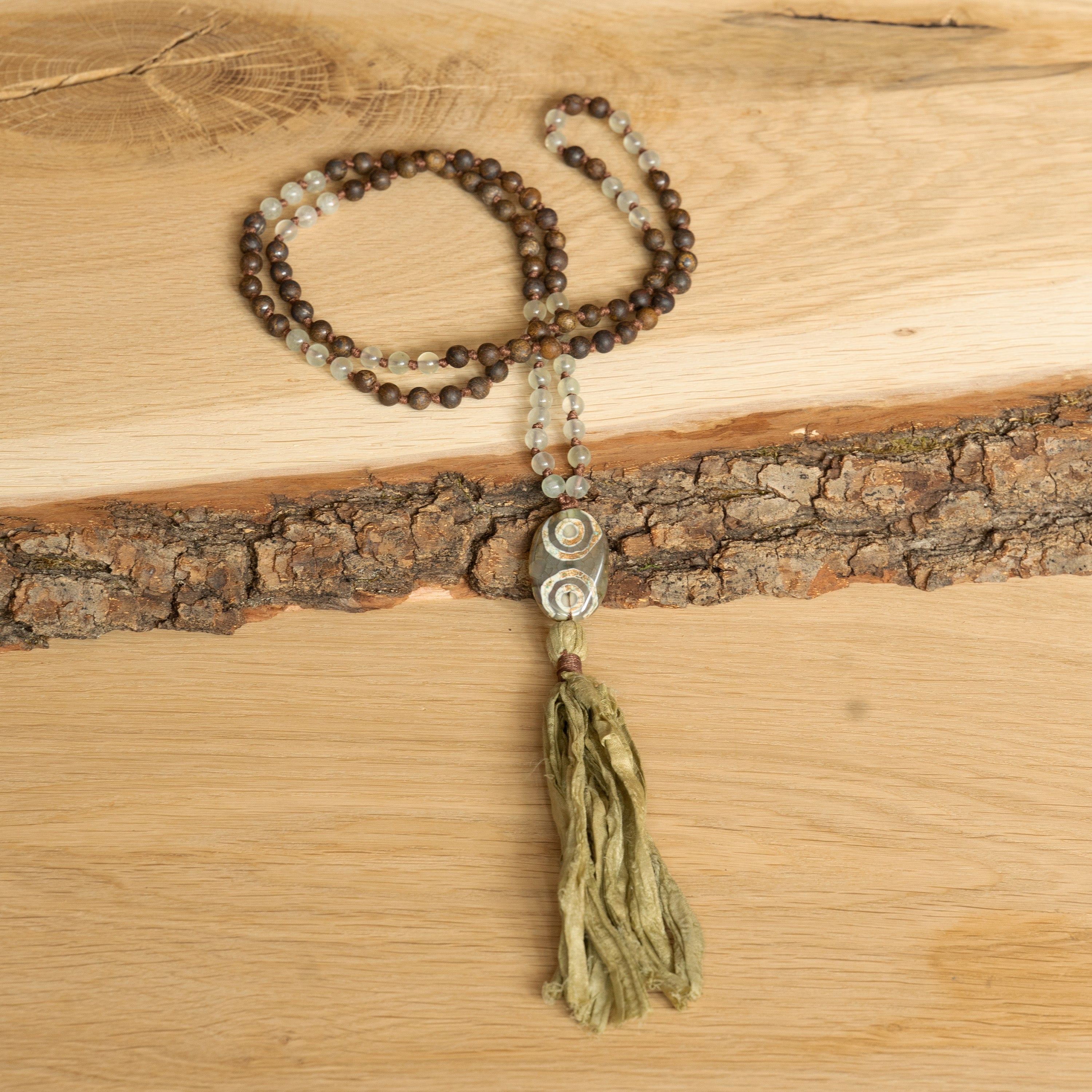 Ancient Wisdom Mala Necklace