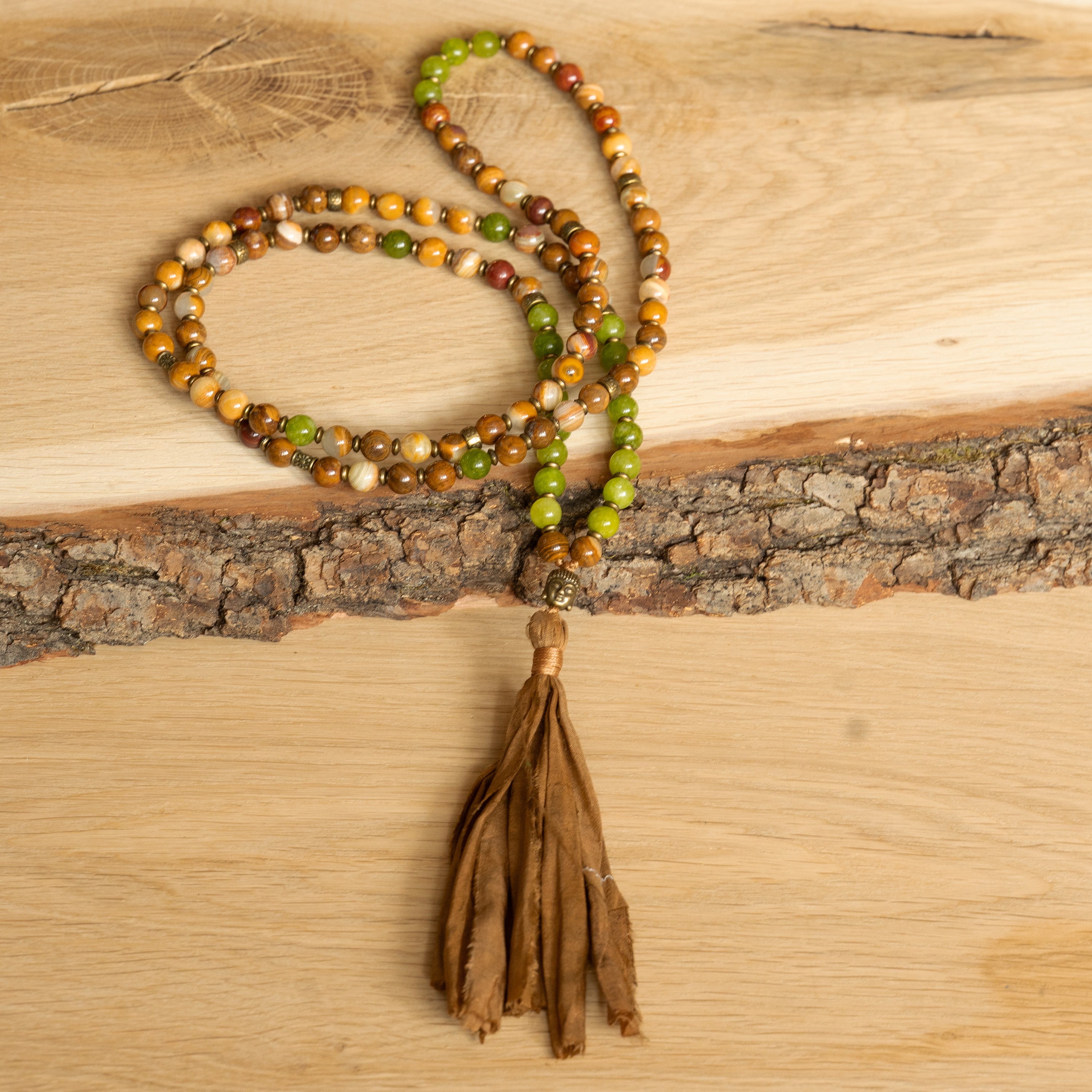 Forest Path Mala Necklace
