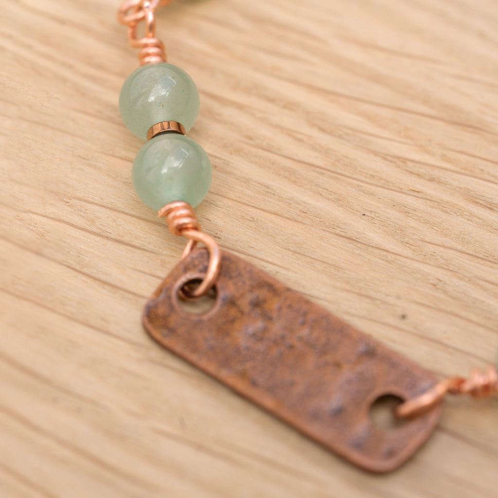 Aventurine Bracelet in Copper