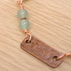 Aventurine Bracelet in Copper