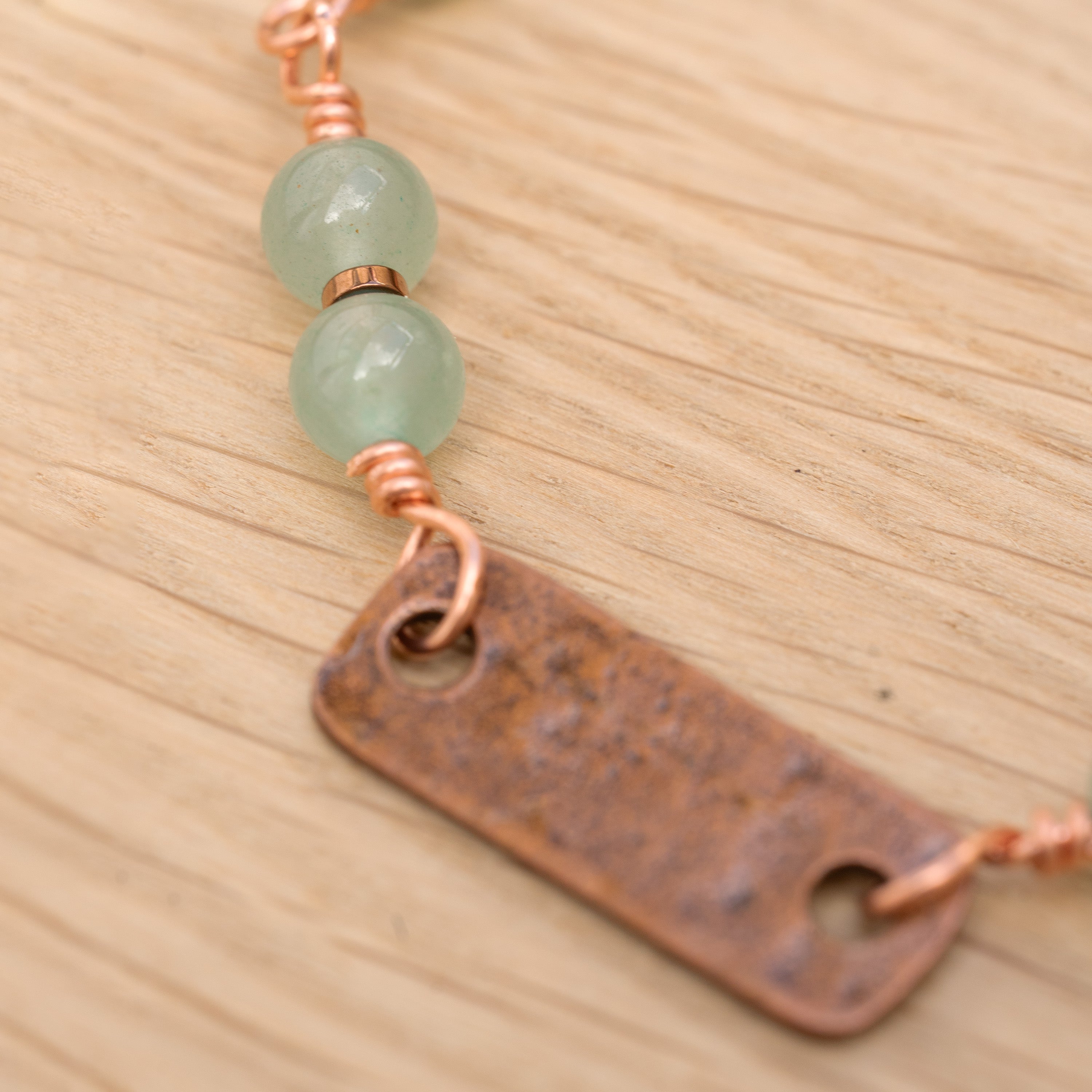 Aventurine Bracelet in Copper