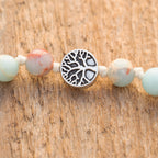 Winter Moss Mala Necklace