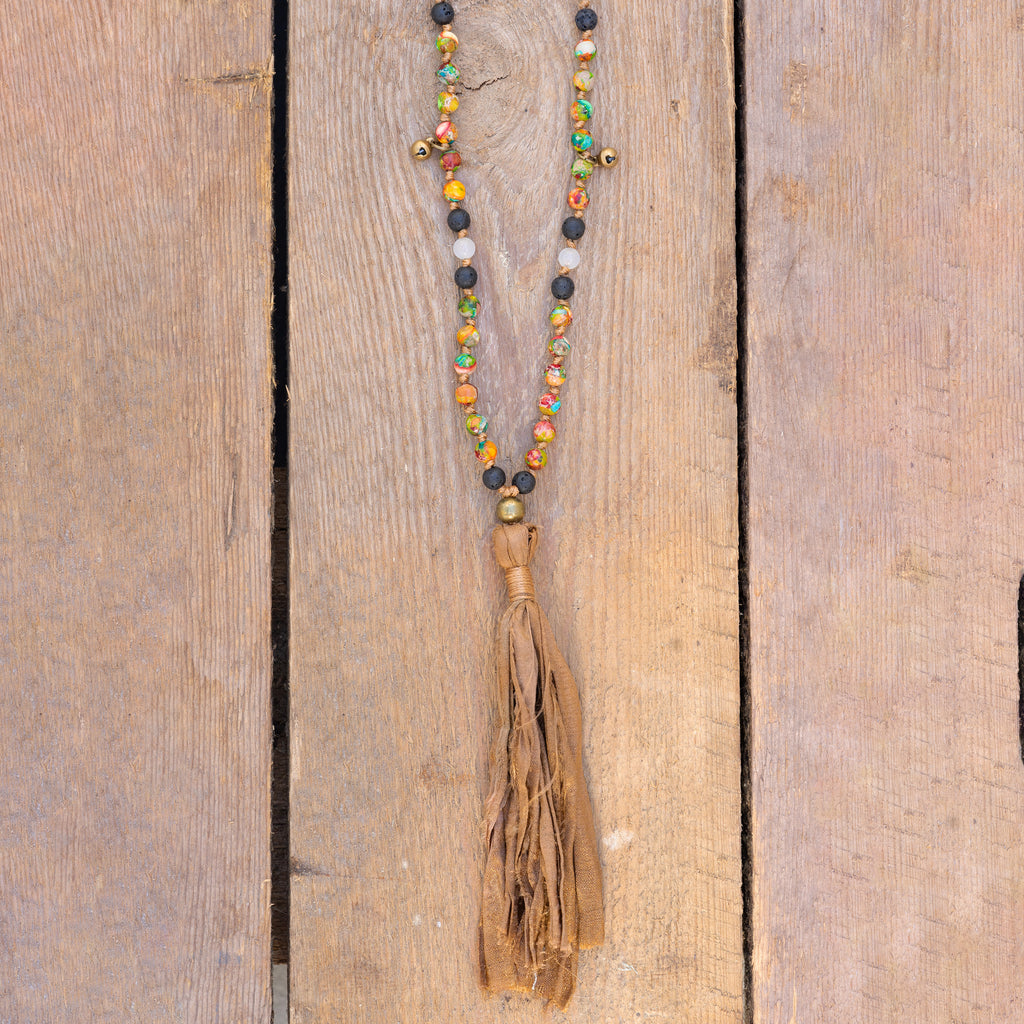 Gypsy Earth Mala Necklace