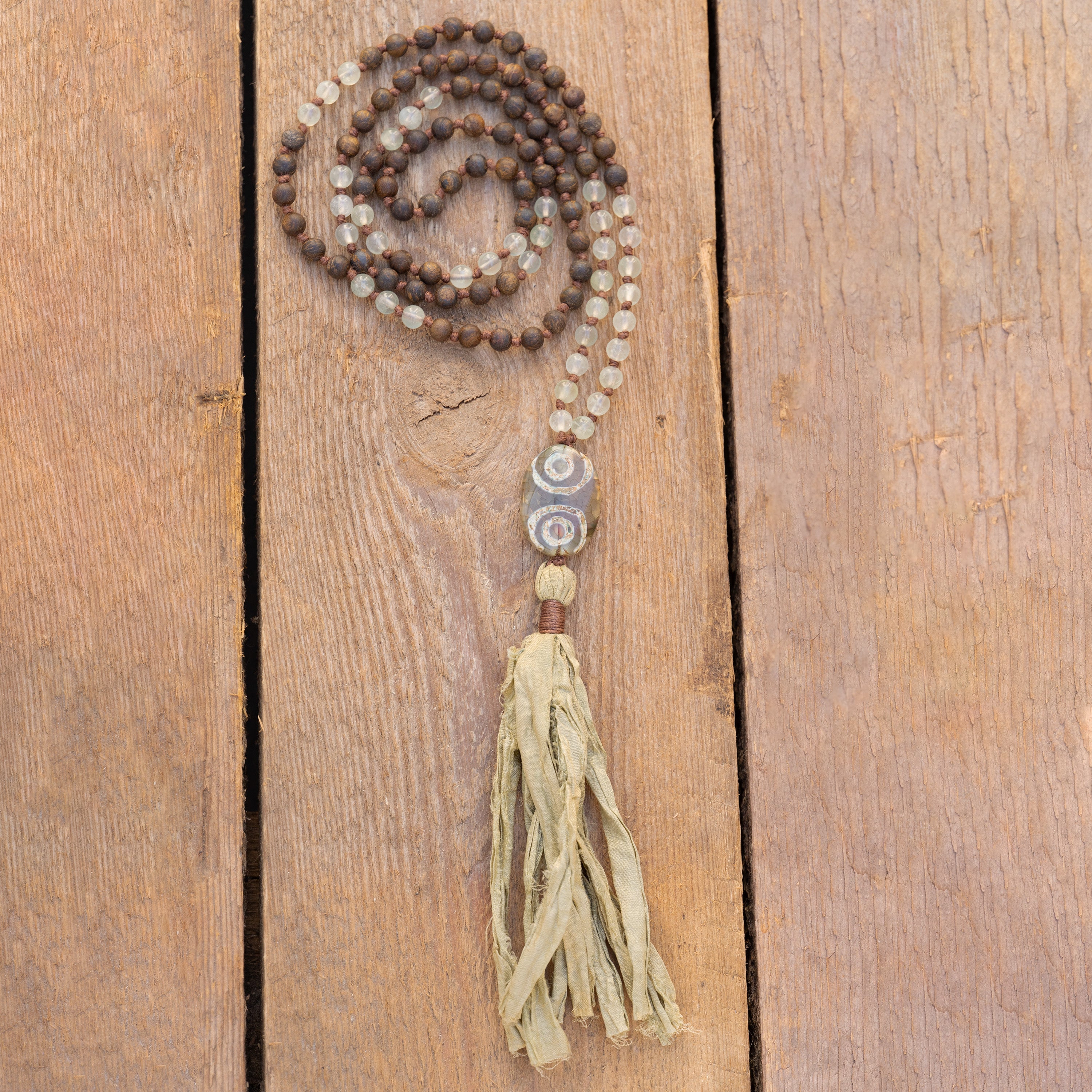 Ancient Wisdom Mala Necklace