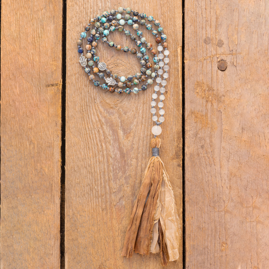 Riverstone Mala Necklace
