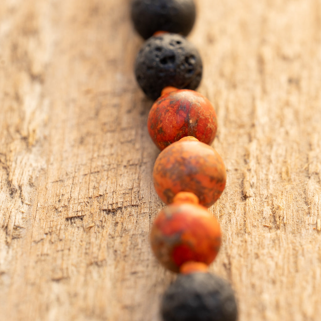 Sacred Flame Mala Necklace
