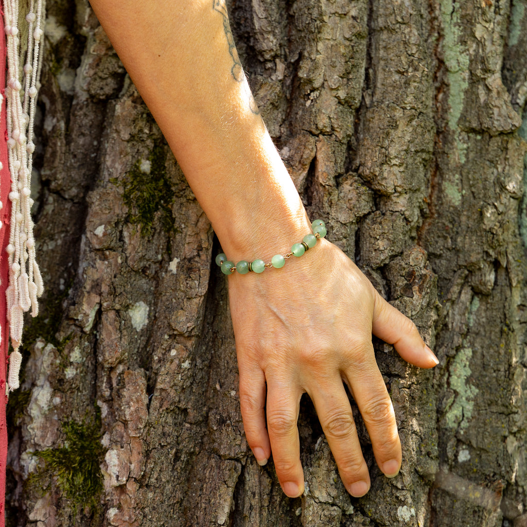 Aventurine Bracelet in Bronze