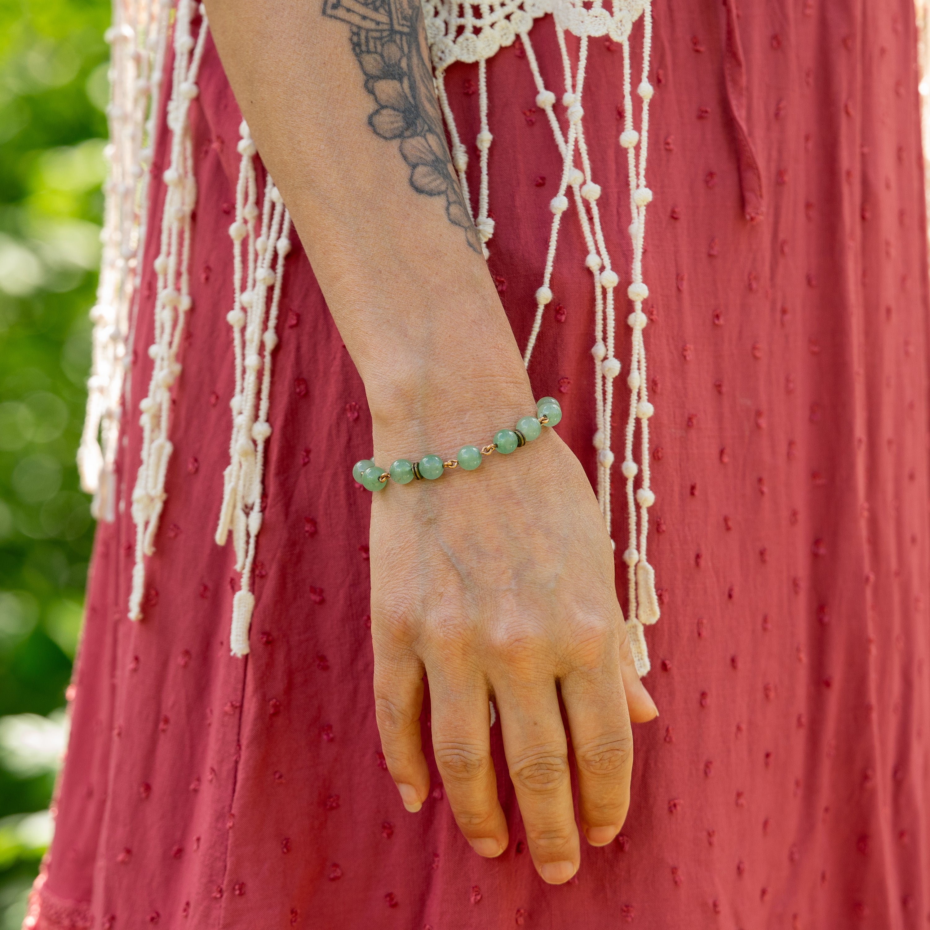 Aventurine Bracelet in Bronze
