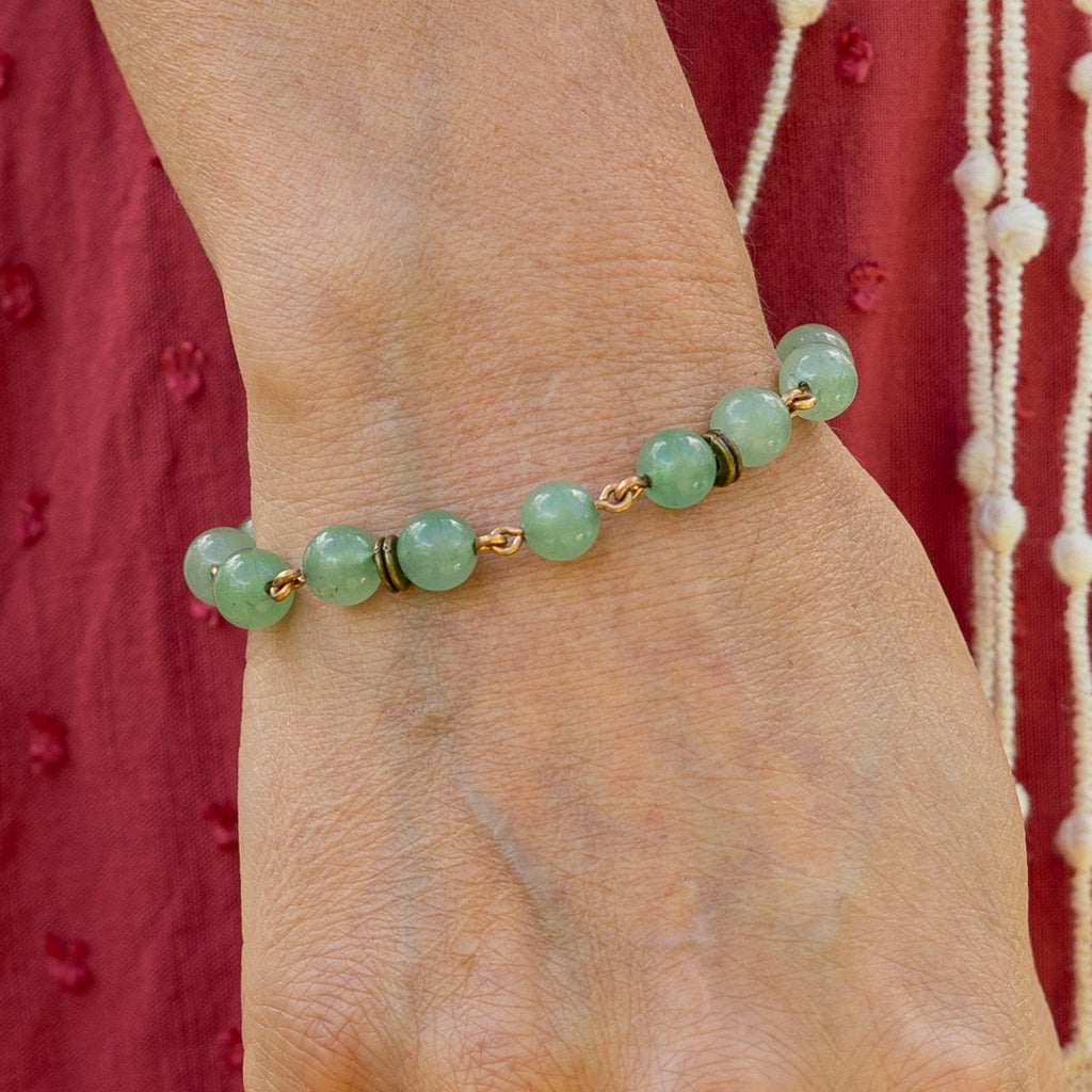Aventurine Bracelet in Bronze