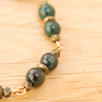 Bloodstone Bracelet in Bronze