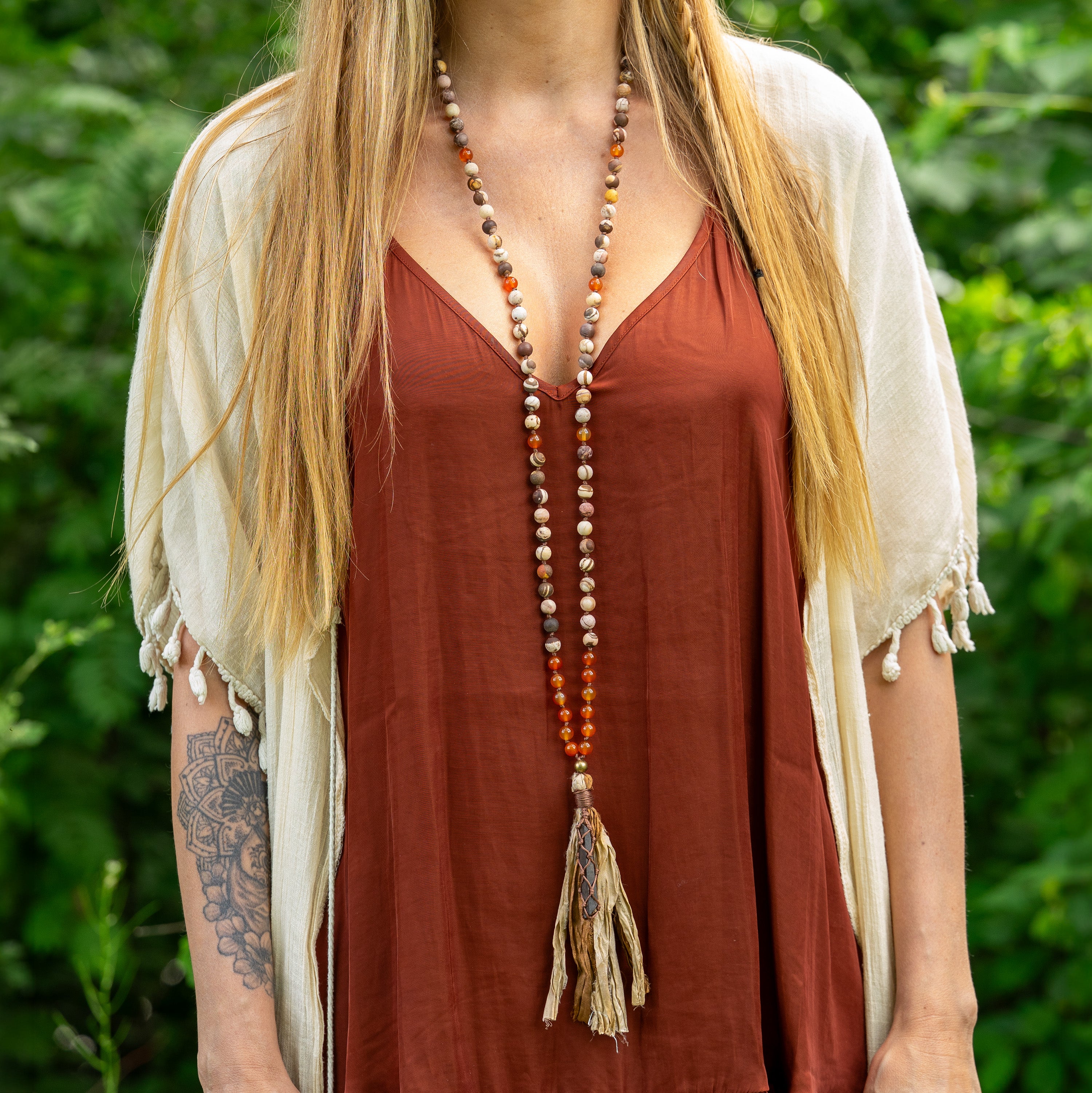 Ember Earth Mala Necklace