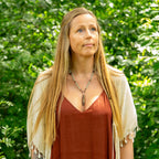 Aventurine & Smoky Quartz Necklace in Stainless Steel