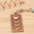 Amazonite Hair Twist in Copper