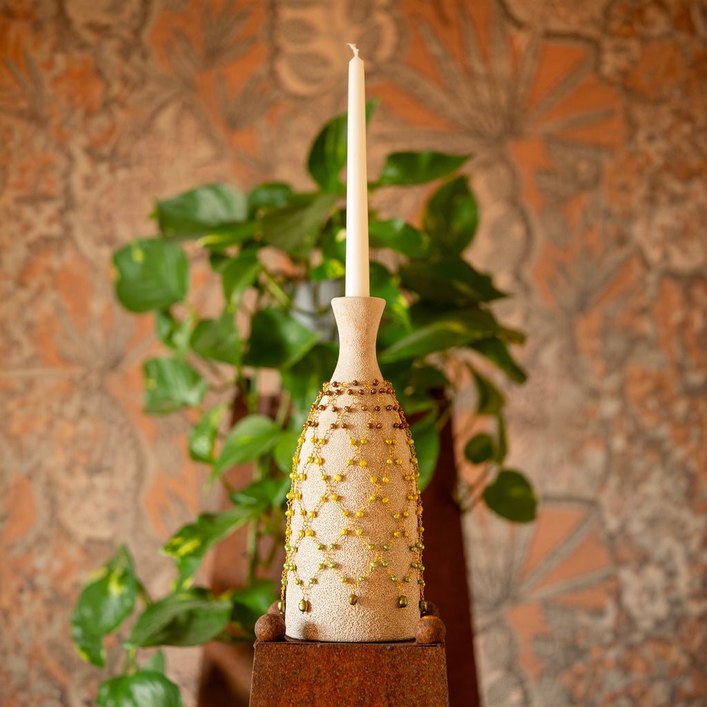 Forest Green Bottle Adornment