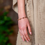 Leopard Skin Jasper Bracelet in Copper